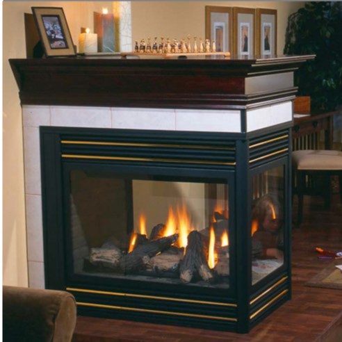 Panorama Zero Clearance Direct Vent Pier Gas Fireplace P131-1 P131-1